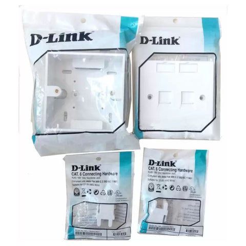 D-Link I/O RJ45 Dual Keystone Jack