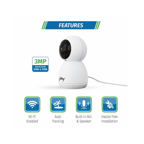 Godrej 3MP Wi-Fi CCTV Camera