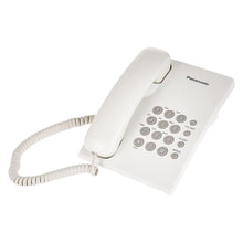 Panasonic Single Line KX-TS500MX Corded Telephone (White)