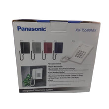 Panasonic Single Line KX-TS500MX Corded Telephone (White)