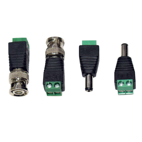 DC Connectors Screw Type (GREEN) for CCTV Camera